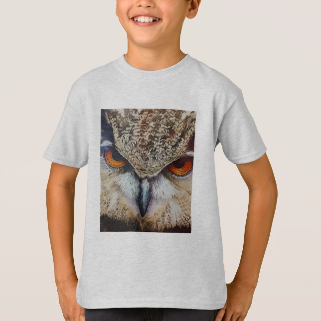 T-shirt Hibou sérieux (Devant)