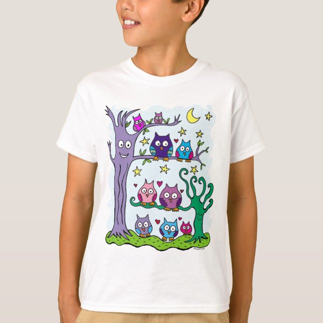 T-shirt Hiboux (Devant)