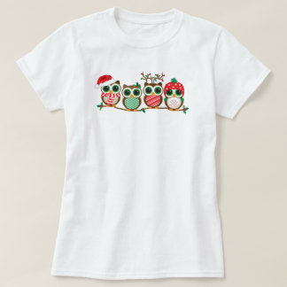 T-shirt Hiboux de Noël