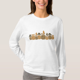 T-shirt Hiboux de thanksgiving