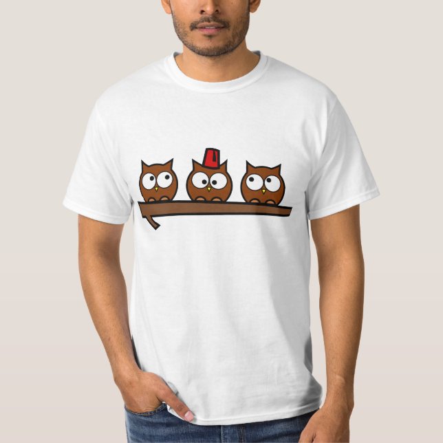 T-shirt Hiboux originaux - Dr. T'Wit T'Who (Devant)