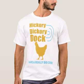 T-shirt Hickory, dickory, chemise brute de l'humour des