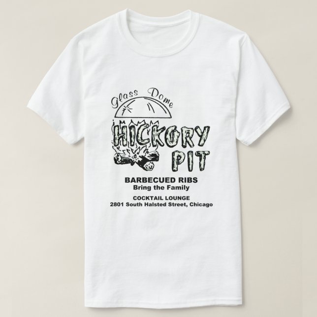 T-shirt Hickory Pit Restaurant, Chicago, Illinois (Design devant)