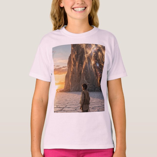 T-shirt Hidden Destiny Desert Shadow Fantasy  (Devant)