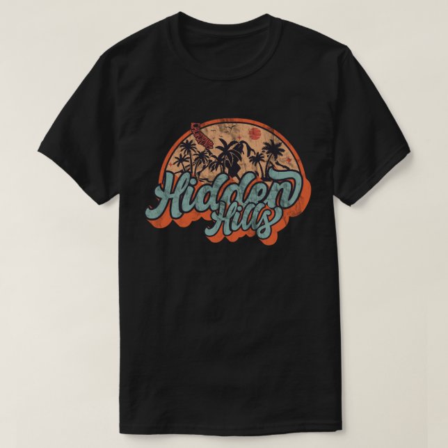 T-shirt Hidden Hills, Californie (Design devant)