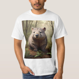 T-shirt "Hidden in the Bush : An Aussie Wombat in the Wild