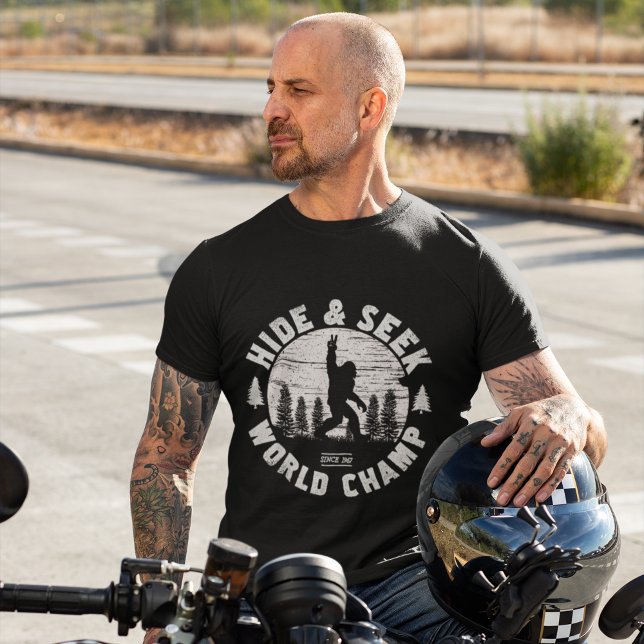 T-shirt Hide and Seek World Champ Funny Big Foot (Créateur téléchargé)