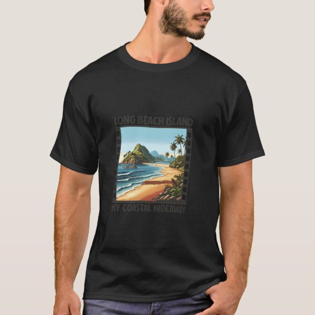T-shirt Hideaway - Long Beach Island (Devant)