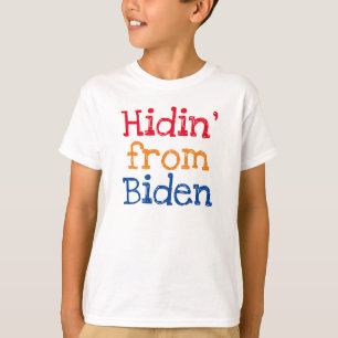 T-shirt Hidin' de Biden Funny Kids