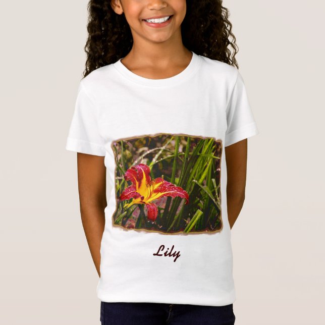 T-Shirt Hier Lily Après La Pluie (Devant)