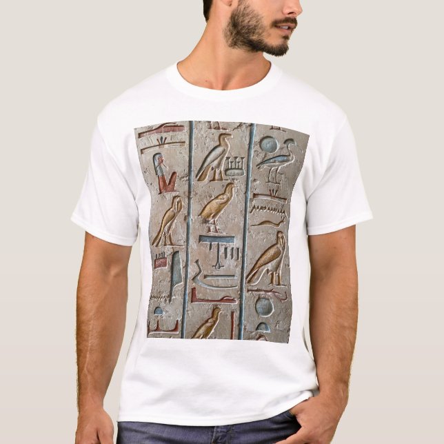 T-shirt Hiéroglyphes de l'Égypte ancienne (Devant)
