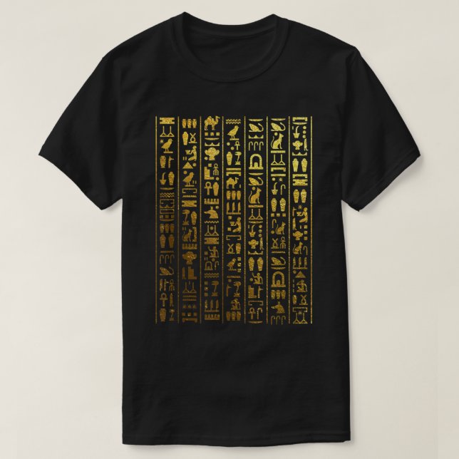 T-shirt Hiéroglyphes égyptiens - Egypte ancienne (Design devant)