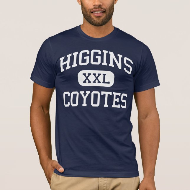 T-shirt Higgins - coyotes - lycée - Higgins le Texas (Devant)