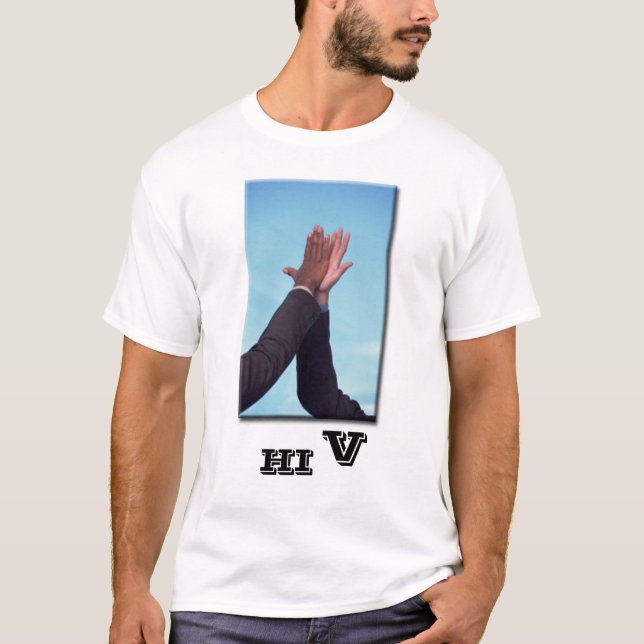 T-shirt high_five2, HI, V (Devant)