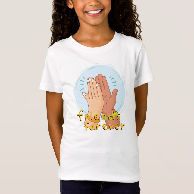 T-Shirt High Five Best Friend (Devant)