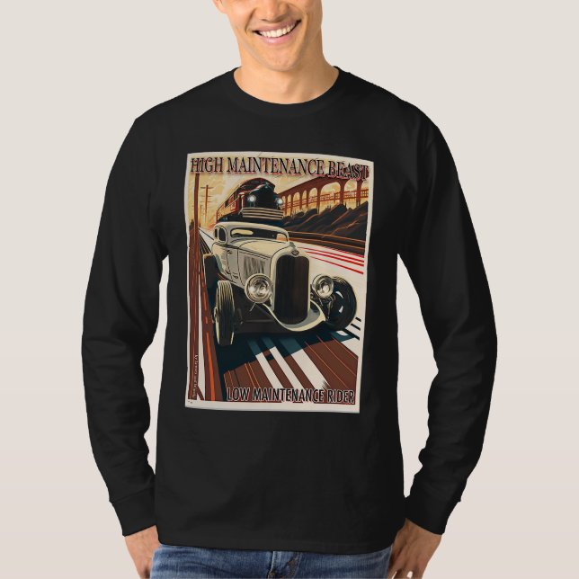 T-shirt High Maintenance Beast for a Low Maintenance Rider (Devant)