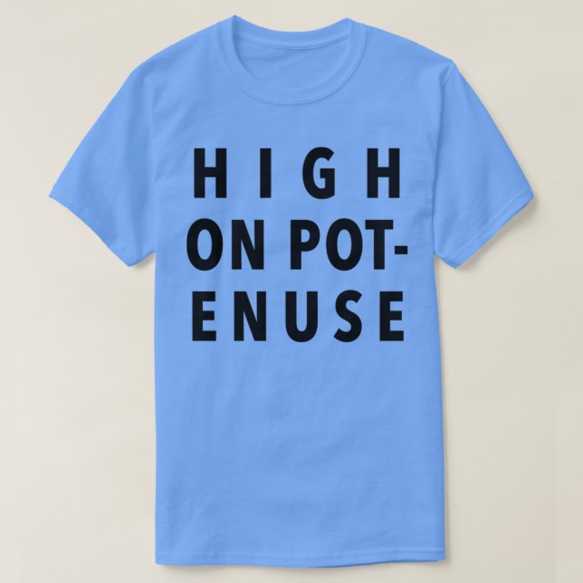 T-shirt High On Potenuse Key et Peele Comédie Central (Design devant)