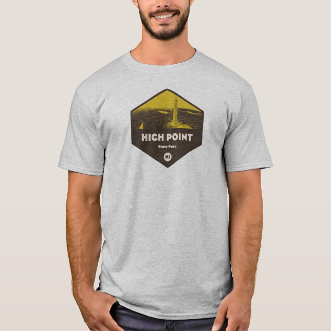 T-shirt High Point State Park New Jersey (Devant)