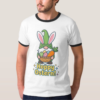 T-shirt High-quality "Hoppy Easter" gnome illustration