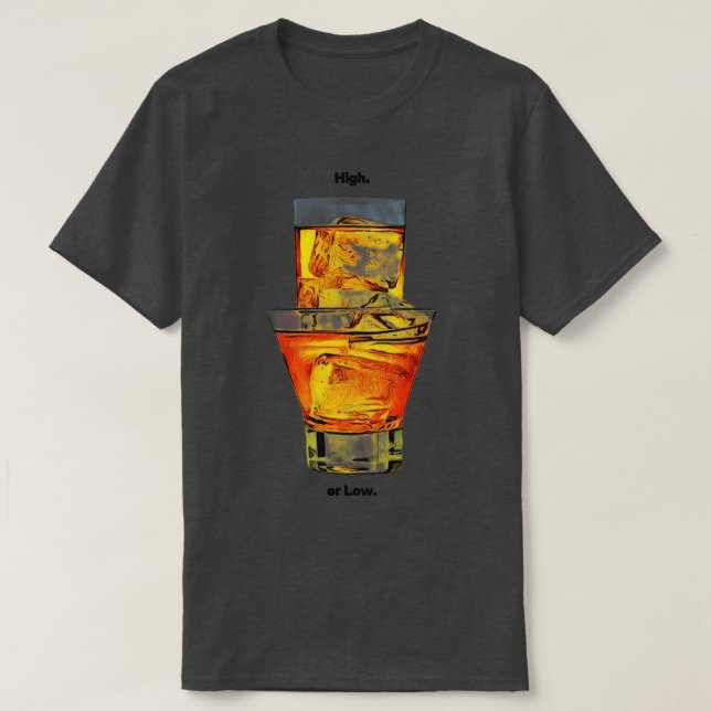 T-shirt Highball ou Lowball (Design devant)