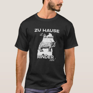 T-shirt Highland Cattle Breeder Highland Cow Baden württem
