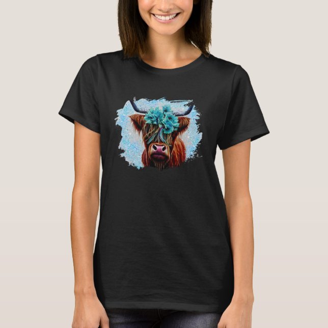T-shirt Highland Cow (Devant)