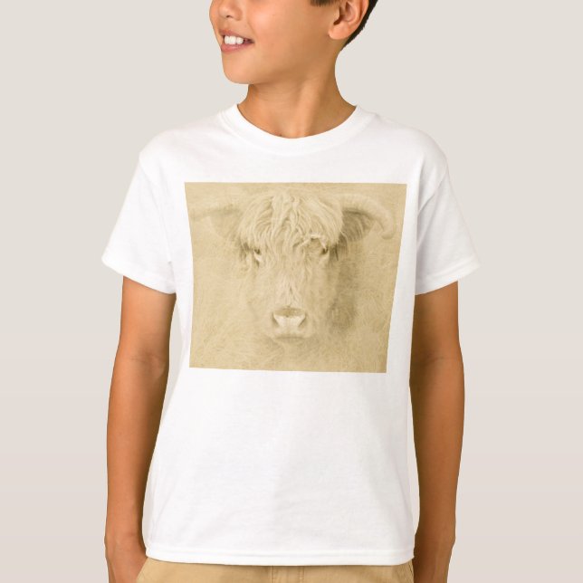 T-shirt Highland Cow (Devant)