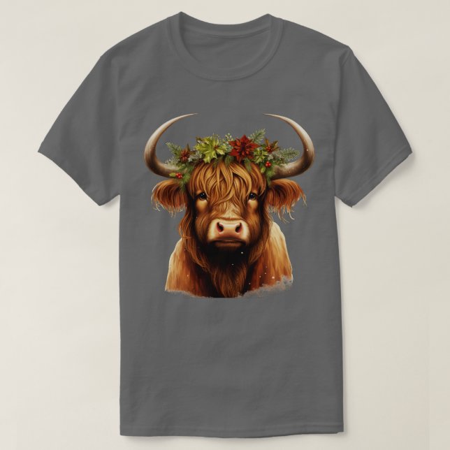 T-shirt Highland Cow (Design devant)