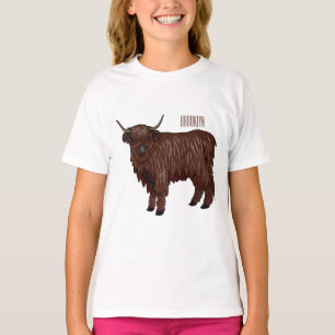 T-shirt Highland cow
