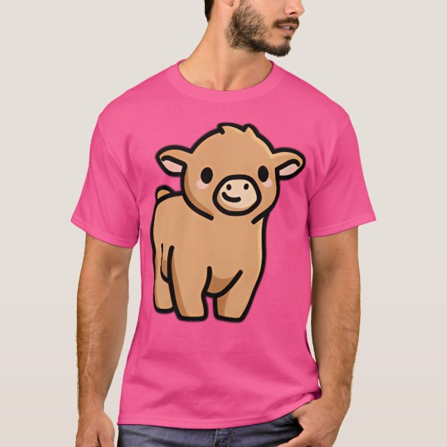 T-shirt Highland Cow (Devant)
