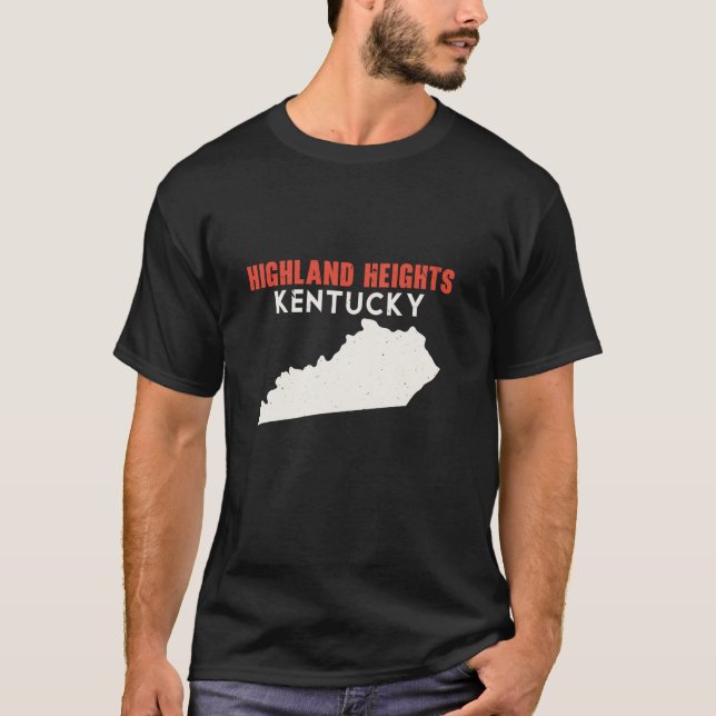 T-shirt Highland Heights Kentucky USA State America Travel (Devant)