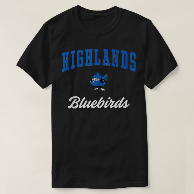 T-shirt Highlands High School Bluebirds Débardeur (Design devant)