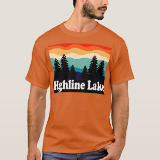 T-shirt Highline Lake Colorado Retro