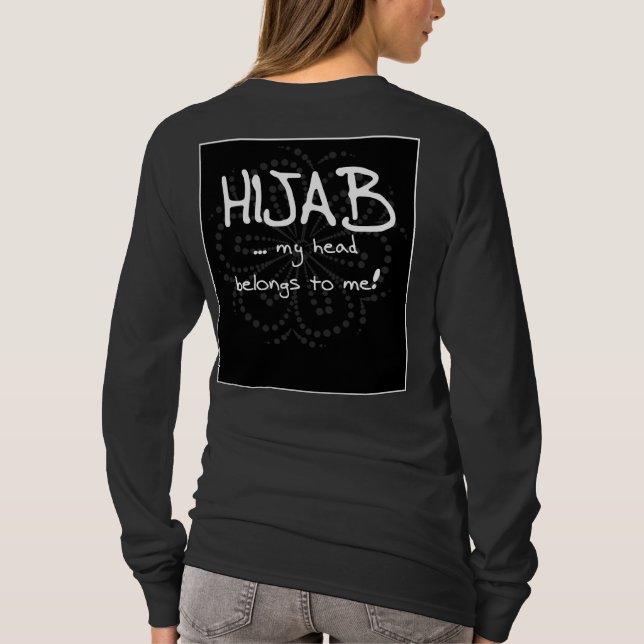 T-shirt Hijab - my head belongs tonne ME (Dos)