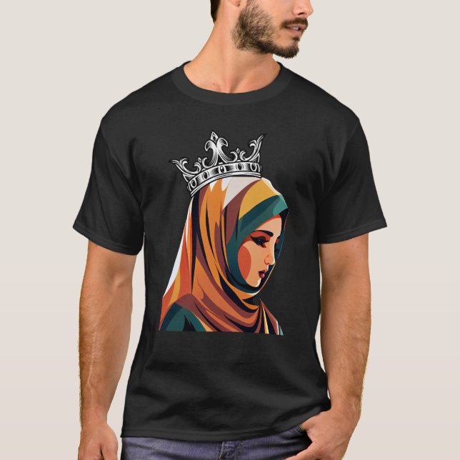 T-shirt Hijabi islamique mon choix hijab musulman (Devant)