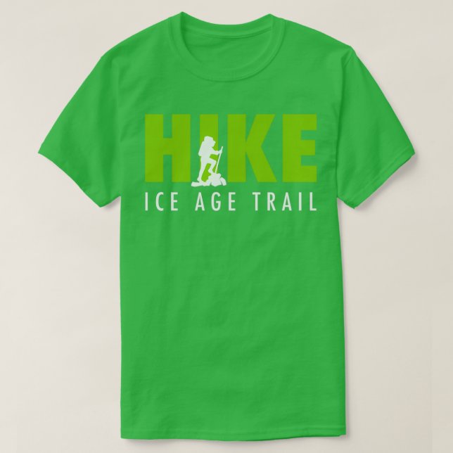 T-shirt Hike Ice Age Trail National Pittoresque Trail (Design devant)