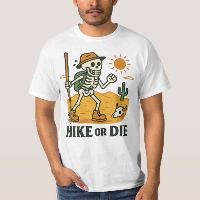 T-shirt HIKE or DIE (Devant)