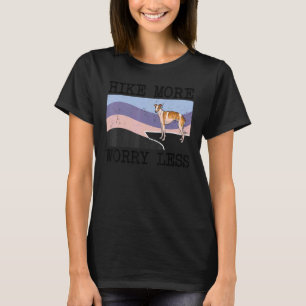 T-shirt Hike Whippet Plus Inquiète Moins Graphique Randonn