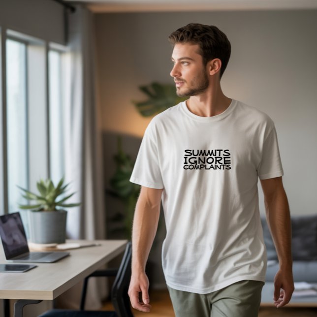 T-shirt Hiker camping humor black (Créateur téléchargé)