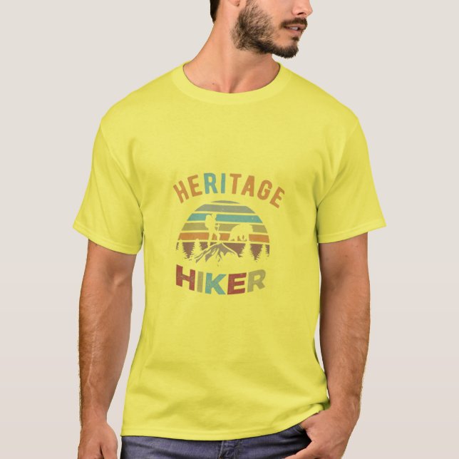 T-shirt Hiker du patrimoine (Devant)