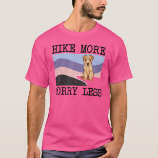 T-shirt Hikin Norfolk Terrier More Worry Less Graphic