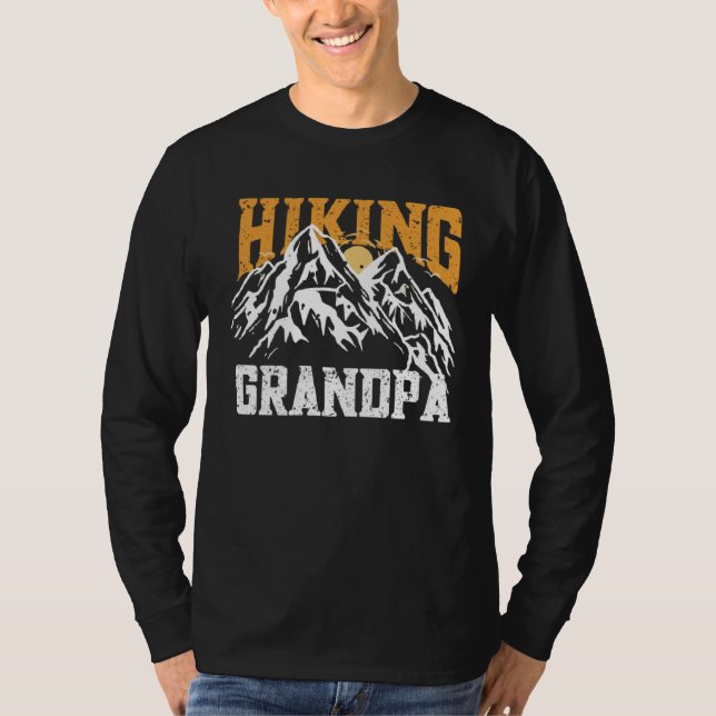 T-shirt Hiking Grandpa  Hikers Hike Hiking  3 (Devant)