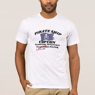 T-shirt Hilarié Pirate Capitaine Fart