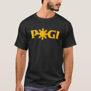 T-shirt Hilaried Pogi, déclaration Philippines Sun Design
