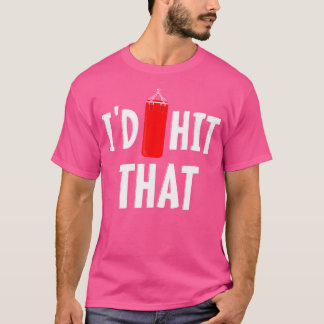 T-shirt Hilarious Boxing Texte Kickboxing