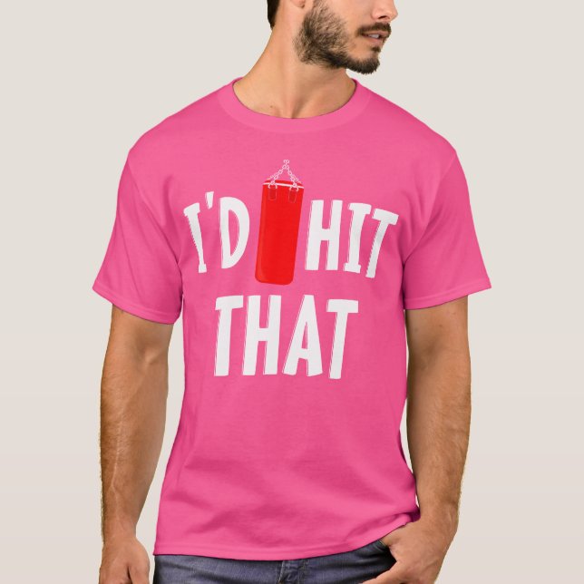 T-shirt Hilarious Boxing Texte Kickboxing (Devant)