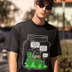 T-shirt Hilarious Pickle Family "I'm A Big Dill" Comédie