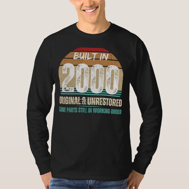 T-shirt Hilarité du Y2K : 2000 Tee original et non restaur (Devant)
