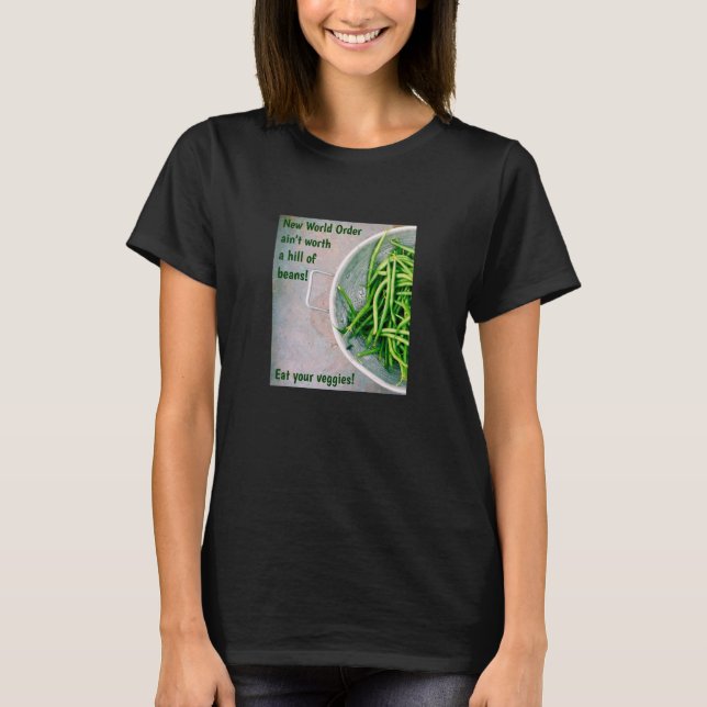 T-shirt Hill of Beans (noir) (Devant)
