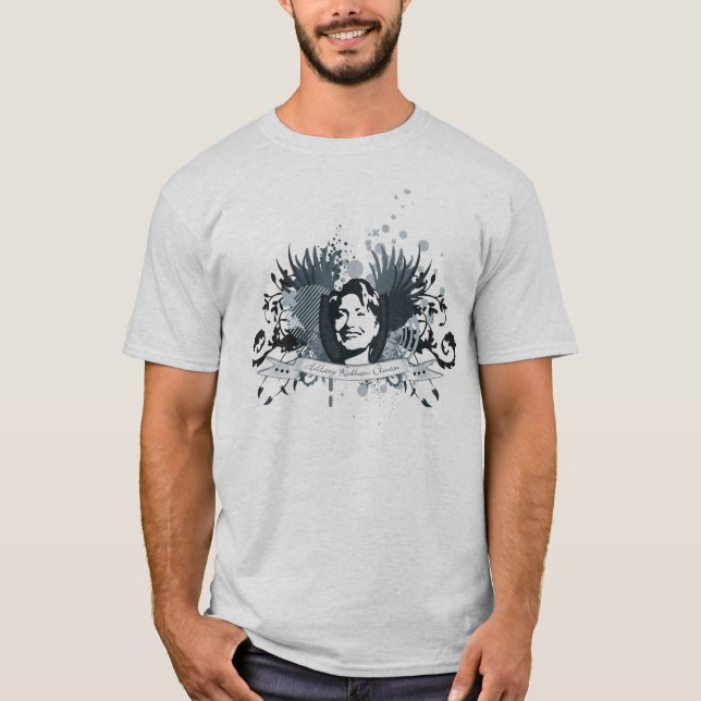 T-shirt hillary clinton 08. hi-fi. v2. (Devant)